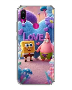 Чехол для Xiaomi Redmi Note 7 с картинкой «Губка Боб Патрик» Чехол для Xiaomi Redmi Note 7 с картинкой «Губка Боб Патрик»