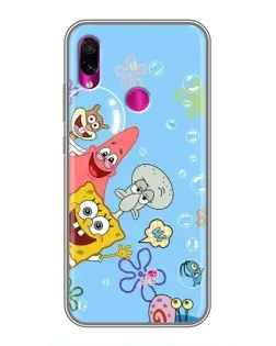 Чехол для Xiaomi Redmi Note 7 с картинкой «Веселые пузырьки» Чехол для Xiaomi Redmi Note 7 с картинкой «Веселые пузырьки»