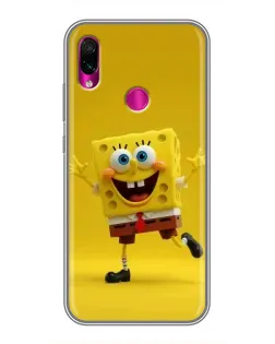 Чехол для Xiaomi Redmi Note 7 с картинкой «Позитивный Губка Боб» Чехол для Xiaomi Redmi Note 7 с картинкой «Позитивный Губка Боб»