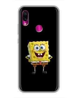 Чехол для Xiaomi Redmi Note 7 с картинкой «Классический Губка Боб» Чехол для Xiaomi Redmi Note 7 с картинкой «Классический Губка Боб»