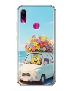 Чехол для Xiaomi Redmi Note 7 с картинкой «Автомобильное путешествие» Чехол для Xiaomi Redmi Note 7 с картинкой «Автомобильное путешествие»