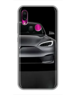 Чохол для Xiaomi Redmi Note 7 з картинкою «Tesla Model S Look»