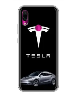 Чохол для Xiaomi Redmi Note 7 з картинкою «Tesla Model Y»