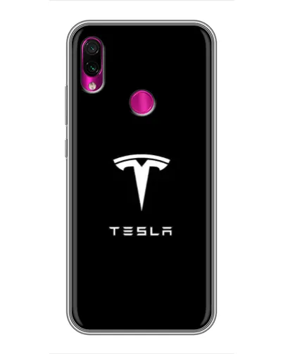 Чохол для Xiaomi Redmi Note 7 з картинкою «Tesla White Logo» Чохол для Xiaomi Redmi Note 7 з картинкою «Tesla White Logo»