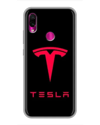 Чохол для Xiaomi Redmi Note 7 з картинкою «Tesla Red Logo» Чохол для Xiaomi Redmi Note 7 з картинкою «Tesla Red Logo»