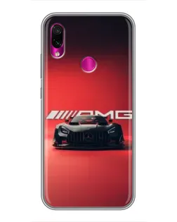 Чехол для Xiaomi Redmi Note 7 с картинкой «Mercedes AMG — красная линия» Чехол для Xiaomi Redmi Note 7 с картинкой «Mercedes AMG — красная линия»