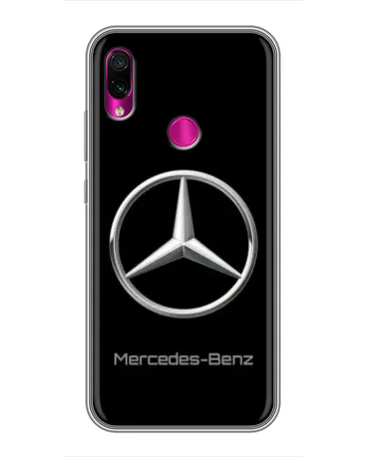 Чохол для Xiaomi Redmi Note 7 з картинкою «Mercedes Silver Logo» Чохол для Xiaomi Redmi Note 7 з картинкою «Mercedes Silver Logo»