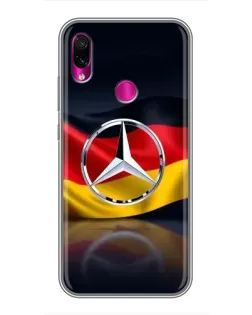 Чехол для Xiaomi Redmi Note 7 с картинкой «Mercedes — флаг Германии» Чехол для Xiaomi Redmi Note 7 с картинкой «Mercedes — флаг Германии»