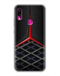 Чехол для Xiaomi Redmi Note 7 с картинкой «Mercedes Carbon Grid» Чехол для Xiaomi Redmi Note 7 с картинкой «Mercedes Carbon Grid»