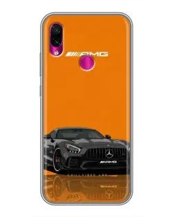 Чехол для Xiaomi Redmi Note 7 с картинкой «Оранжевый Mercedes AMG» Чехол для Xiaomi Redmi Note 7 с картинкой «Оранжевый Mercedes AMG»