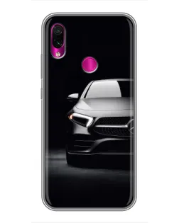 Чехол для Xiaomi Redmi Note 7 с картинкой «Свет фар Mercedes» Чехол для Xiaomi Redmi Note 7 с картинкой «Свет фар Mercedes»