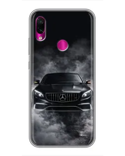 Чехол для Xiaomi Redmi Note 7 с картинкой «Mercedes в дыму» Чехол для Xiaomi Redmi Note 7 с картинкой «Mercedes в дыму»