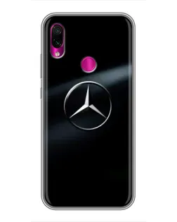 Чехол для Xiaomi Redmi Note 7 с картинкой «Mercedes на металле» Чехол для Xiaomi Redmi Note 7 с картинкой «Mercedes на металле»