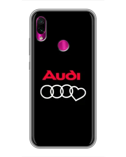 Чохол для Xiaomi Redmi Note 7 з картинкою «Логотип Audi Heart»