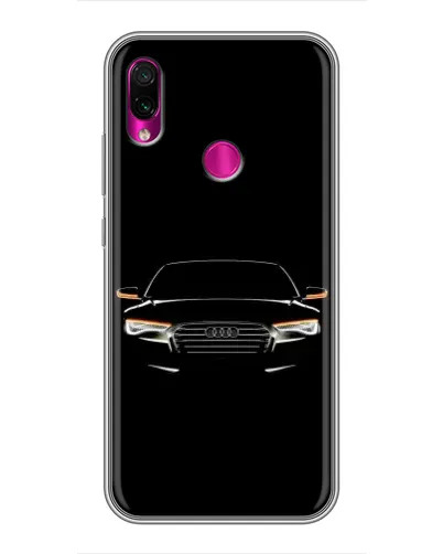 Чохол для Xiaomi Redmi Note 7 з картинкою «Audi — нічний контур»