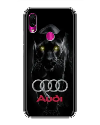 Чохол для Xiaomi Redmi Note 7 з картинкою «Пантера та Audi»