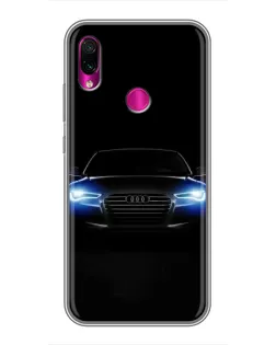 Чохол для Xiaomi Redmi Note 7 з картинкою «Audi в неоні»