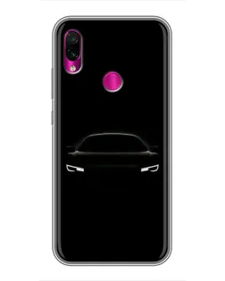 Чохол для Xiaomi Redmi Note 7 з картинкою «Погляд Audi у темряві»