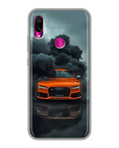 Чохол для Xiaomi Redmi Note 7 з картинкою «Audi у хмарах диму»
