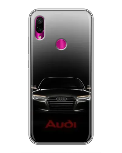 Чохол для Xiaomi Redmi Note 7 з картинкою «Audi — градієнтний контур»