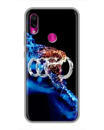 Чохол для Xiaomi Redmi Note 7 з картинкою «Енергія лого Audi»