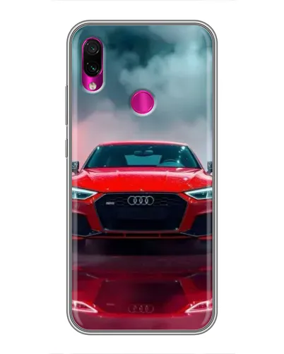 Чохол для Xiaomi Redmi Note 7 з картинкою «Audi RS — червоний стиль»