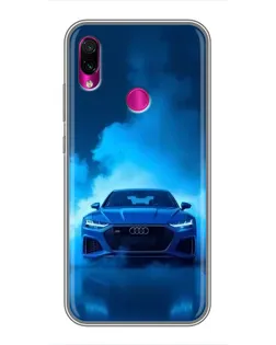 Чохол для Xiaomi Redmi Note 7 з картинкою «Audi — блакитна енергія»