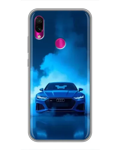 Чохол для Xiaomi Redmi Note 7 з картинкою «Audi — блакитна енергія»