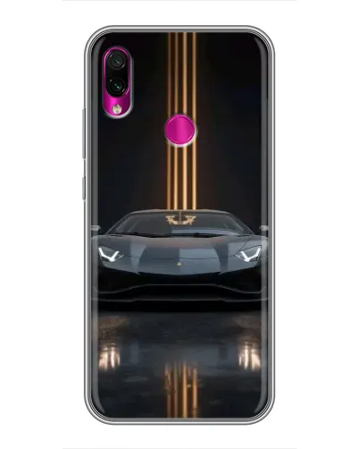 Чохол для Xiaomi Redmi Note 7 з картинкою «Lamborghini золоті лінії» Чохол для Xiaomi Redmi Note 7 з картинкою «Lamborghini золоті лінії»