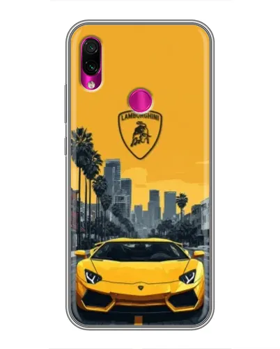 Чохол для Xiaomi Redmi Note 7 з картинкою «Жовтий Lamborghini місто» Чохол для Xiaomi Redmi Note 7 з картинкою «Жовтий Lamborghini місто»