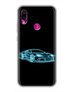 Чохол для Xiaomi Redmi Note 7 з картинкою «Неоновий контур Lamborghini» Чохол для Xiaomi Redmi Note 7 з картинкою «Неоновий контур Lamborghini»