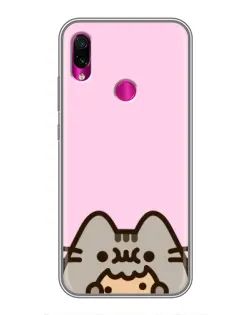 Чехол для Xiaomi Redmi Note 7 с картинкой «Pusheen и печенье» Чехол для Xiaomi Redmi Note 7 с картинкой «Pusheen и печенье»