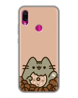 Чехол для Xiaomi Redmi Note 7 с картинкой «Кофейный Пушин» Чехол для Xiaomi Redmi Note 7 с картинкой «Кофейный Пушин»