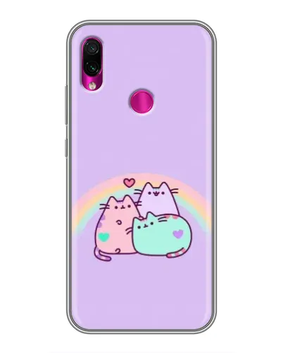 Чохол для Xiaomi Redmi Note 7 з картинкою «Веселкові Пушини» Чохол для Xiaomi Redmi Note 7 з картинкою «Веселкові Пушини»