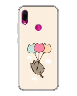 Чохол для Xiaomi Redmi Note 7 з картинкою «Пушин на кульках»
