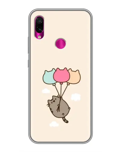 Чохол для Xiaomi Redmi Note 7 з картинкою «Пушин на кульках» Чохол для Xiaomi Redmi Note 7 з картинкою «Пушин на кульках»
