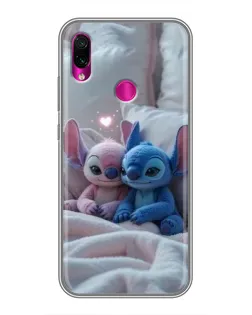 Чохол для Xiaomi Redmi Note 7 з картинкою «Плюшеві Стіч Ангел»