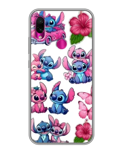 Чохол для Xiaomi Redmi Note 7 з картинкою «Стікери Stitch та Angel» Чохол для Xiaomi Redmi Note 7 з картинкою «Стікери Stitch та Angel»
