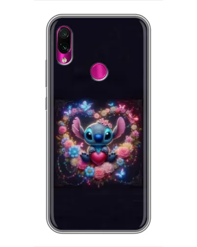 Чохол для Xiaomi Redmi Note 7 з картинкою «Stitch у квітах» Чохол для Xiaomi Redmi Note 7 з картинкою «Stitch у квітах»