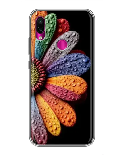 Чехол для Xiaomi Redmi Note 7 с картинкой «Радужный цветок»