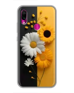 Чехол для Xiaomi Redmi Note 7 с картинкой «Подсолнух и ромашка» Чехол для Xiaomi Redmi Note 7 с картинкой «Подсолнух и ромашка»