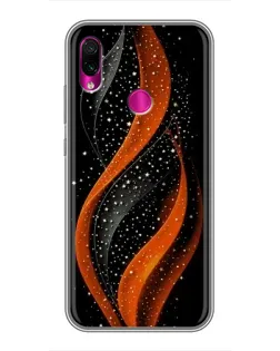 Чохол для Xiaomi Redmi Note 7 з картинкою «Вогняна зоряна хвиля»
