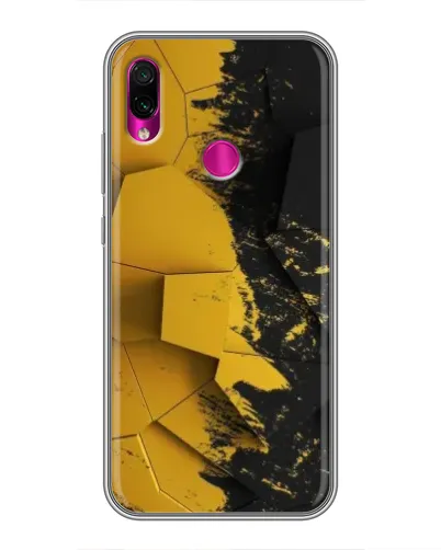 Чохол для Xiaomi Redmi Note 7 з картинкою «Золоті уламки геометрії»
