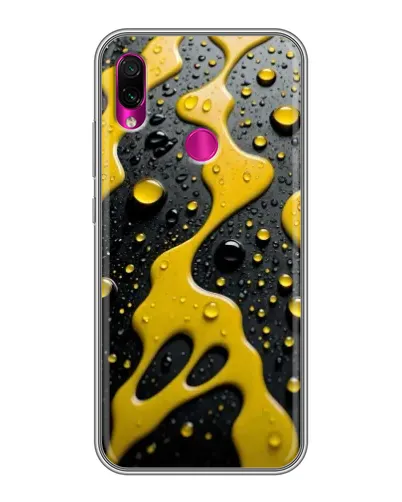 Чохол для Xiaomi Redmi Note 7 з картинкою «Рідке жовте золото»