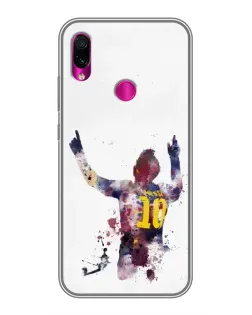 Чехол для Xiaomi Redmi Note 7 с картинкой «Акварельный Месси Барселона» Чехол для Xiaomi Redmi Note 7 с картинкой «Акварельный Месси Барселона»