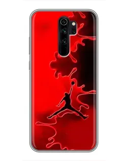 Чехол для Xiaomi Redmi Note 8 Pro с картинкой «Jordan Red Smoke»