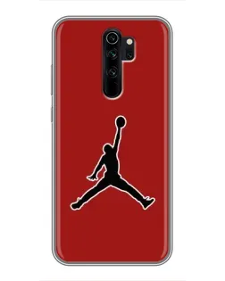 Чехол для Xiaomi Redmi Note 8 Pro с картинкой «Jordan Red Back»