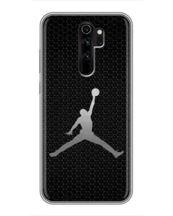 Чехол для Xiaomi Redmi Note 8 Pro с картинкой «Jordan Dark Carbon»