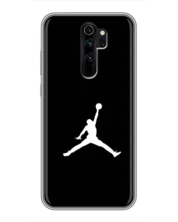 Чехол для Xiaomi Redmi Note 8 Pro с картинкой «Jordan Silhouette»