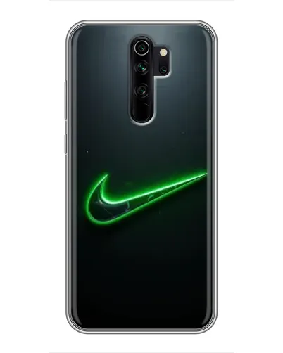 Чехол для Xiaomi Redmi Note 8 Pro с картинкой «Неоновый контур Nike»
